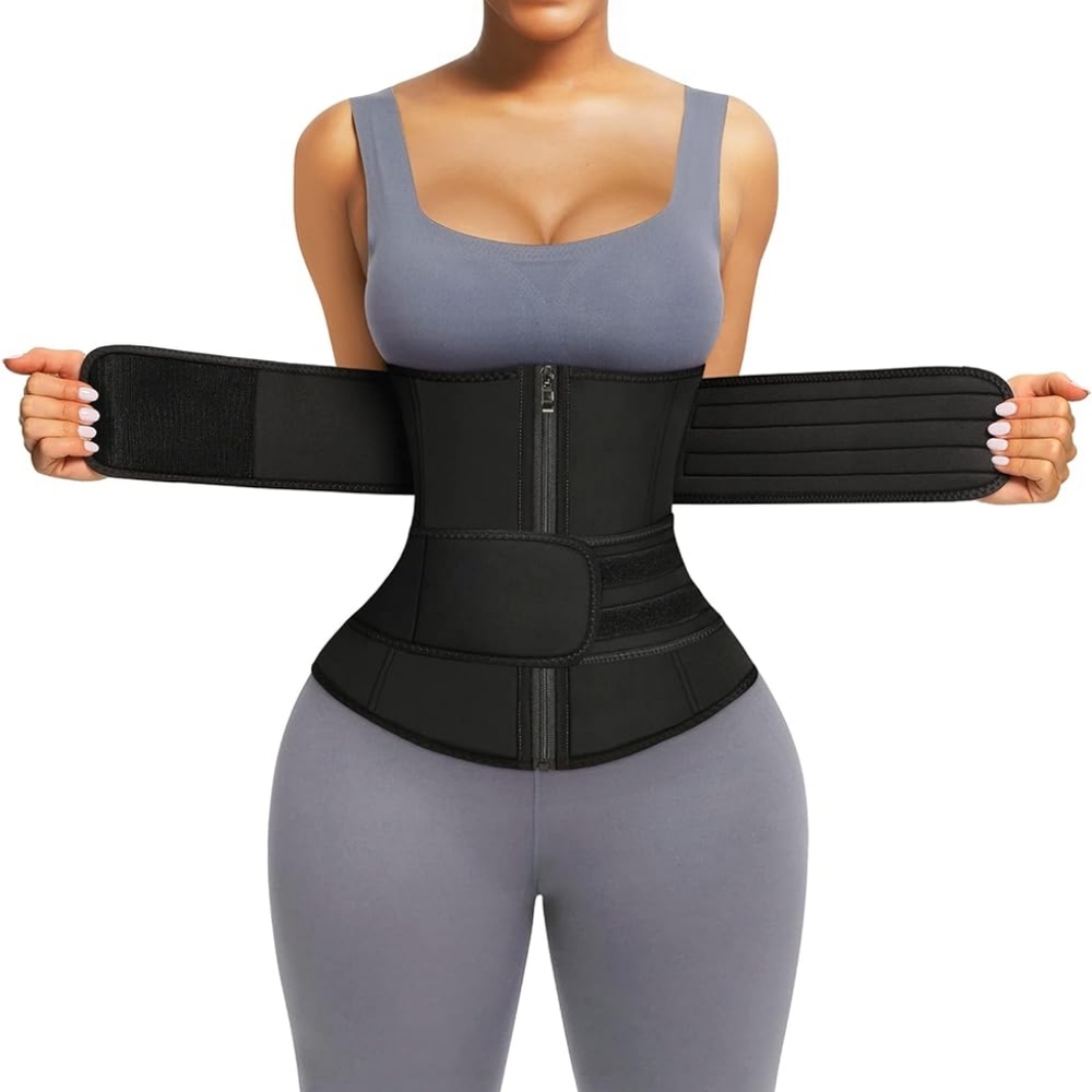 Bardi Double Strap Zip Shaper Waist Trainer